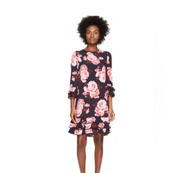 kate spade Dresses & Skirts - Kate Spade Rosa Ruffle Shift Dress in Rambling Roses NWOT